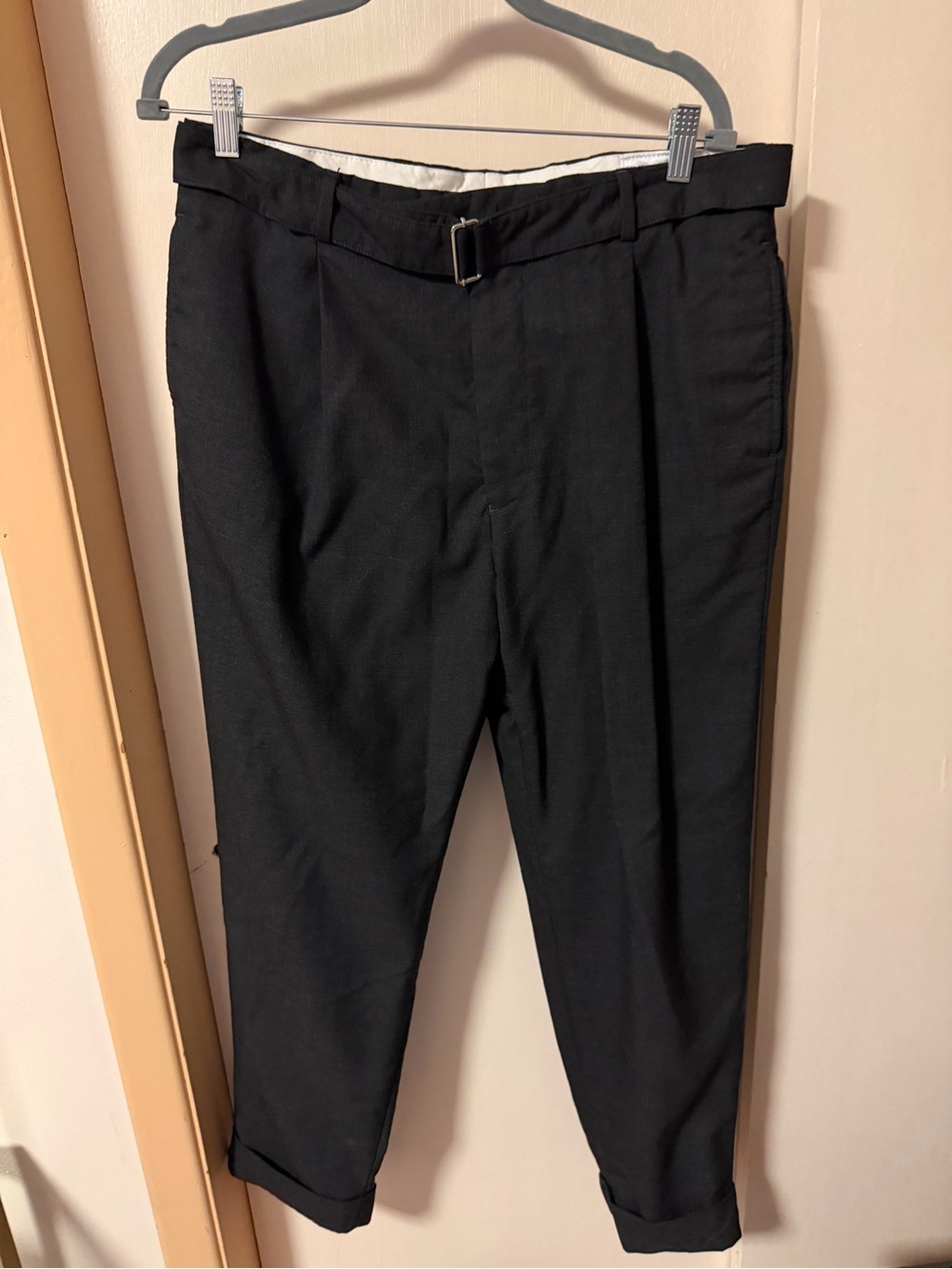 Officine Generale Hugo Pants Dark Grey